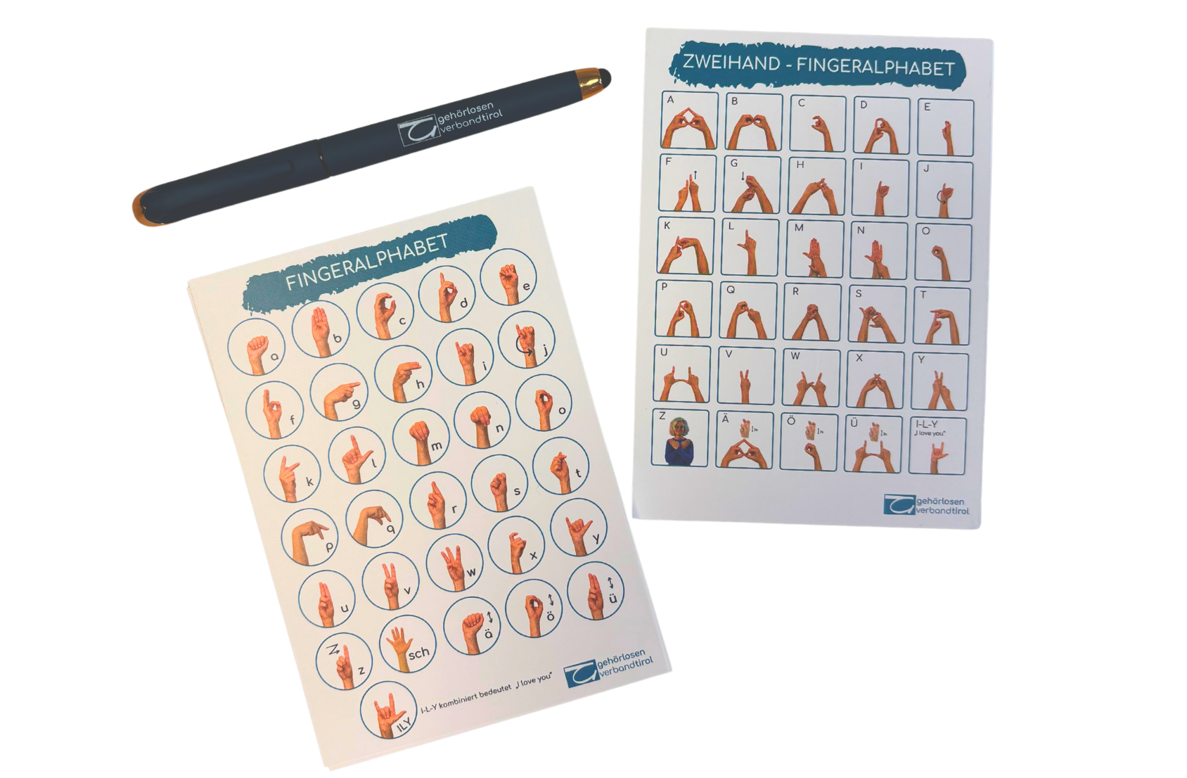 Bild Fingeralphabet-Karte| € 0,50